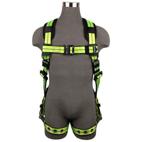 Safewaze FS-FLEX185-S/M - PRO+ Full Body Harness: 1D, QC Chest, TB Legs
