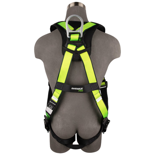 Safewaze FS185-QC - PRO Full Body Harness: 1D, QC Chest, TB Legs