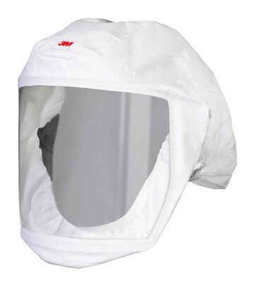 3M™ Versaflo™ Headcover with Integrated Head Suspension, S-133S-5, White, Small/Medium, 5 EA/Case